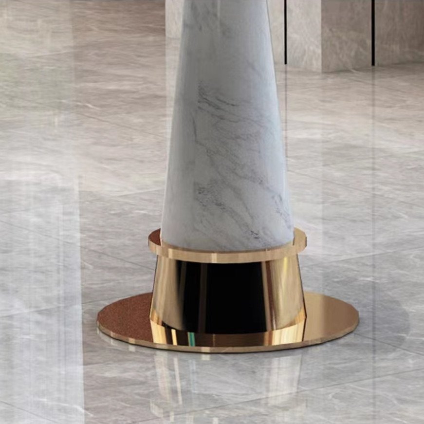 Luxury stainless steel negotiation table